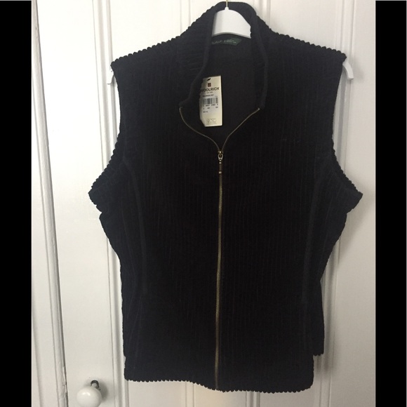 NWT Woolrich Corduroy Zippered Vest - Picture 1 of 4
